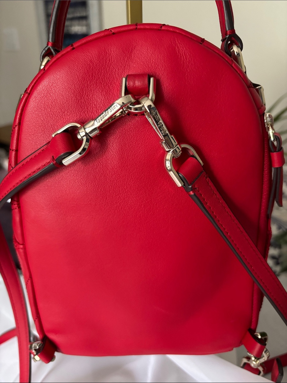 Kate Spade Red Briar Lane Quilted Mini Backpack - Picture 8 of 14